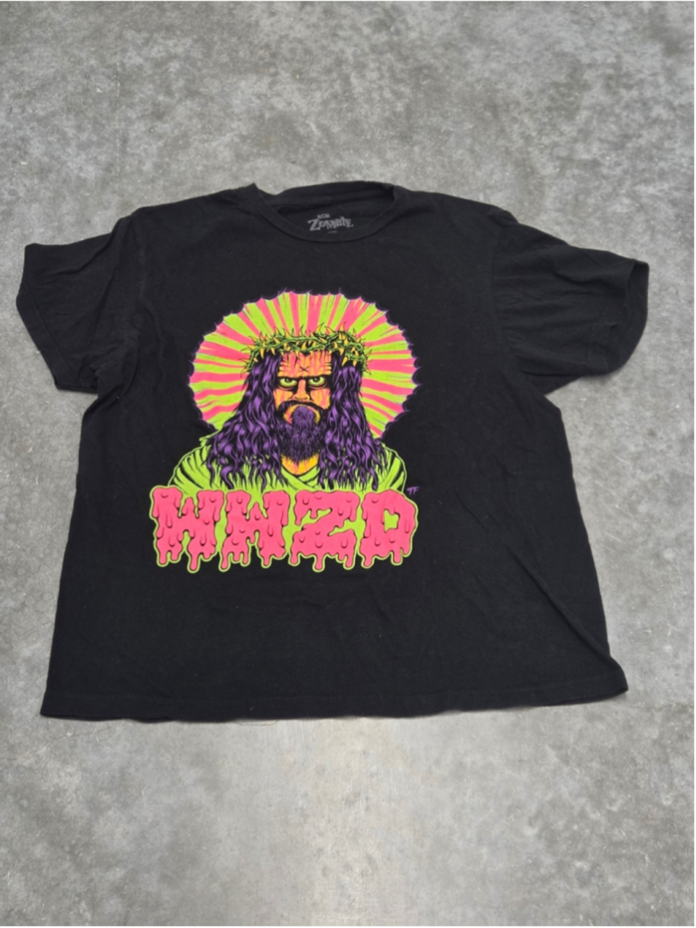Rob Zombie WWZD Official Shirt Music Hellbilly Psychobilly Horror Punk Size M